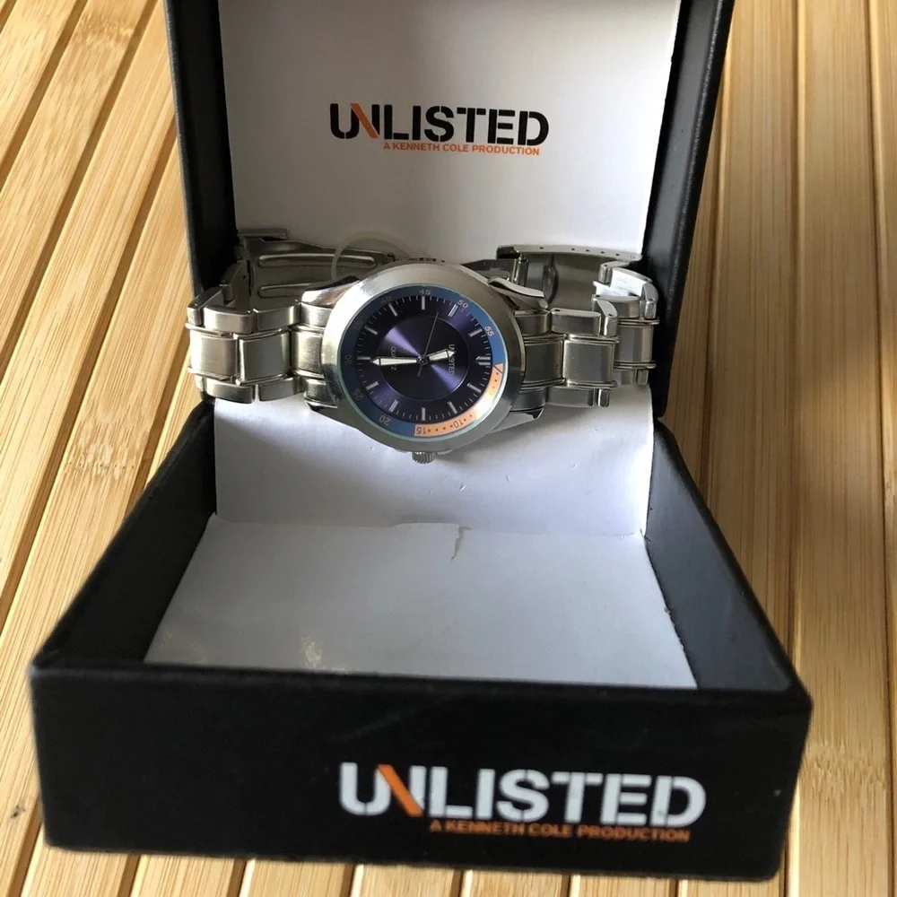 Men’s/Unisex Watches  7”-7.5” Unlisted By Kenneth Cole-New